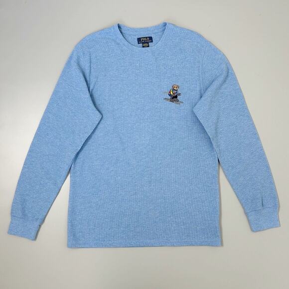 Polo Ralph Lauren Light Blue Long Sleeve Tee - Picture 3 of 7